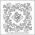 Butterfly Bliss #1 - Rug & Needlework PATTERN on Linen / Monk's Cloth / Burlap