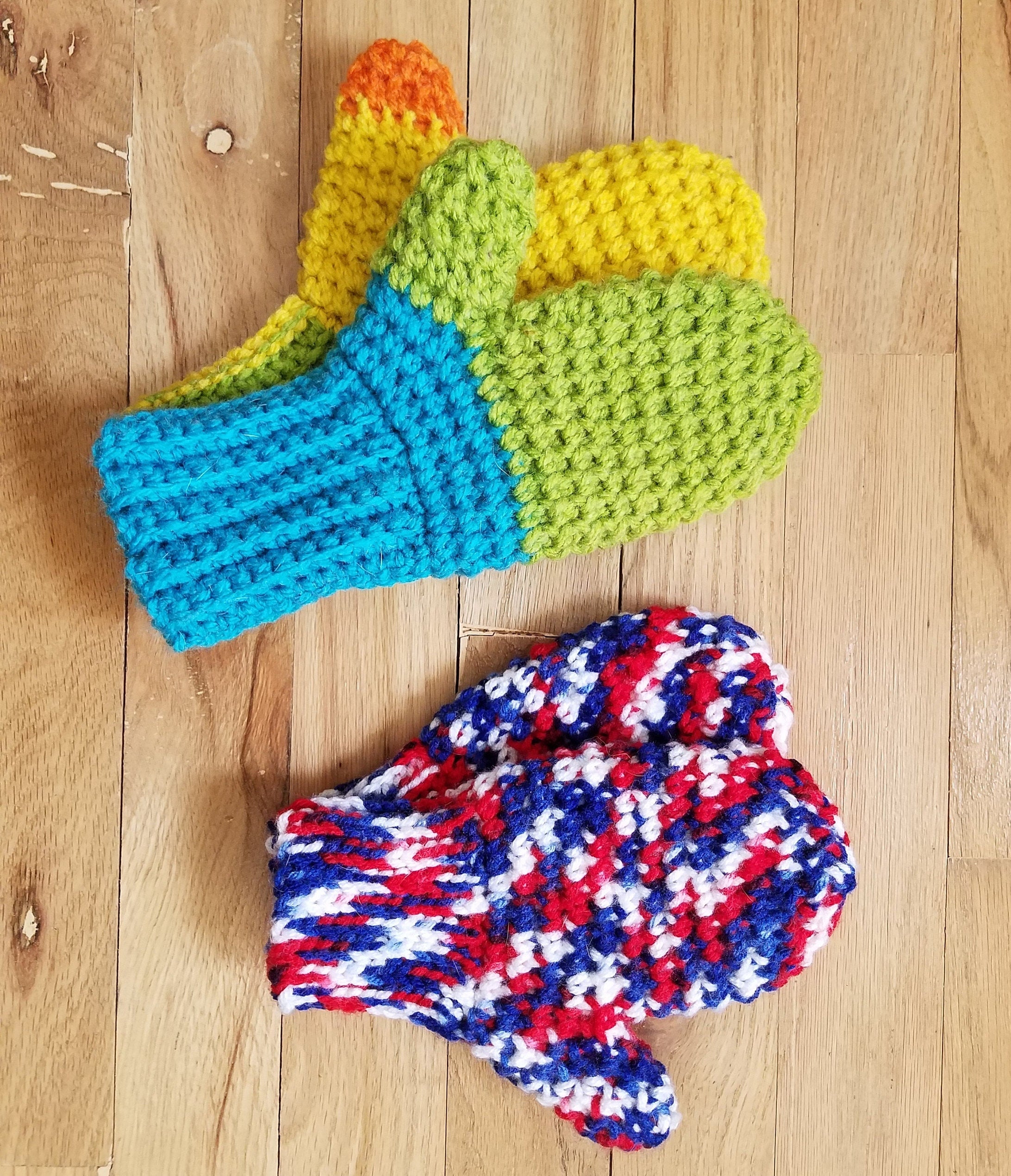 Thermal Mittens - PDF Crochet Pattern - Toddler, Child, Adult Sizes - Jessmakenknit